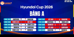 Đội tuyển Việt Nam chuẩn bị ra quân ASEAN Cup 2026